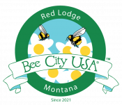 Red Lodge Bee City Logo