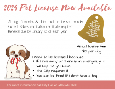 2024 Pet License Reminder Image