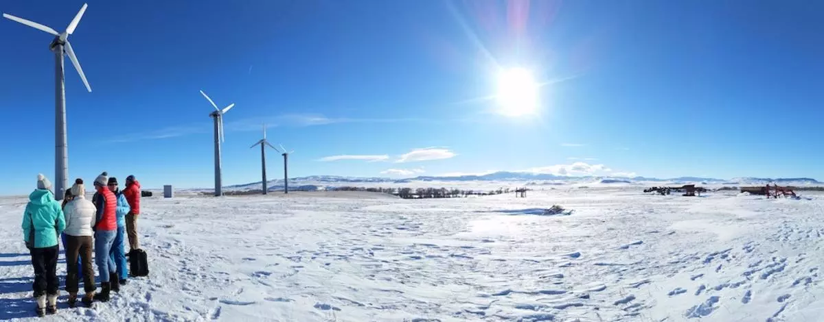 Picture of mountain view